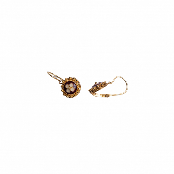Brincos em Ouro Amarelo 19.2k Caramujo