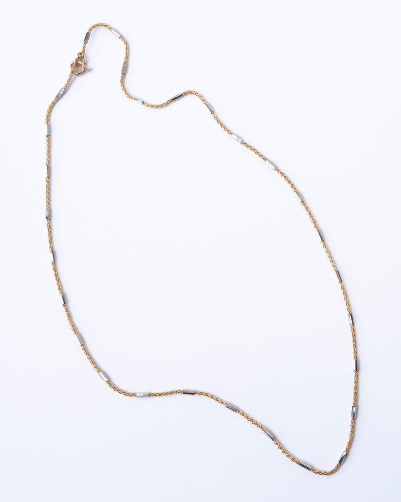 Fio Bicolor em Ouro Amarelo e Branco 19,2K - 5,78gr