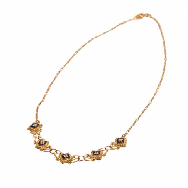 Colar em Ouro Amarelo 19.2K com Caramujos