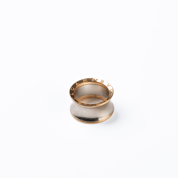 Anel em Ouro Rosa 18K e Aço - BULGARI BZERO 1 ANISH KAPOOR - 11,21gr