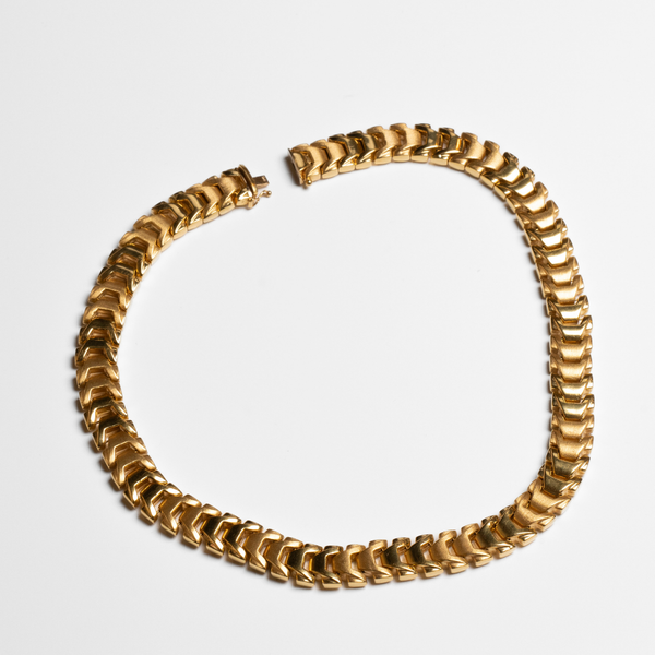 Colar em Ouro Amarelo 19,2K Acetinado e Polido