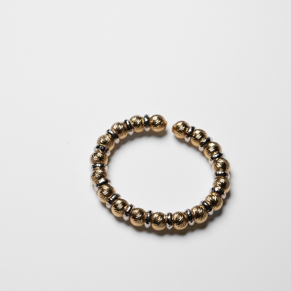 Escrava em Ouro Amarelo e Ouro Branco 18K (Rígida)