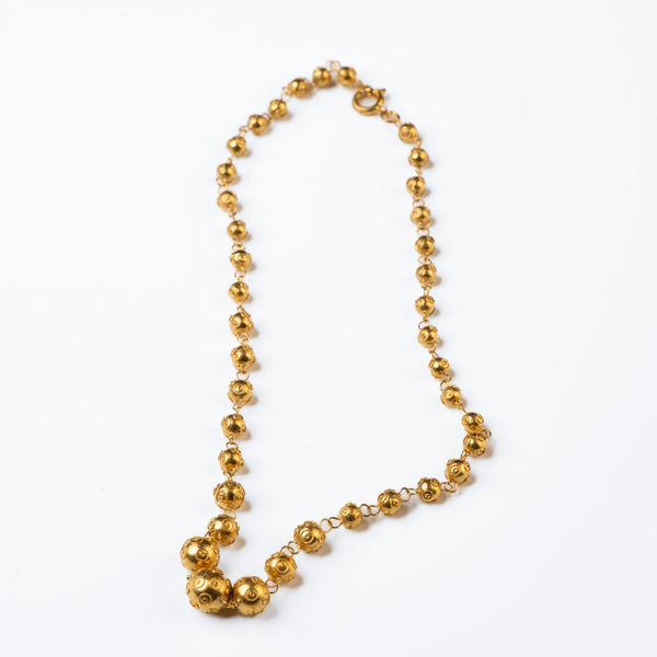 Colar em Ouro Amarelo 19.2K Contas de Viana - 40gr