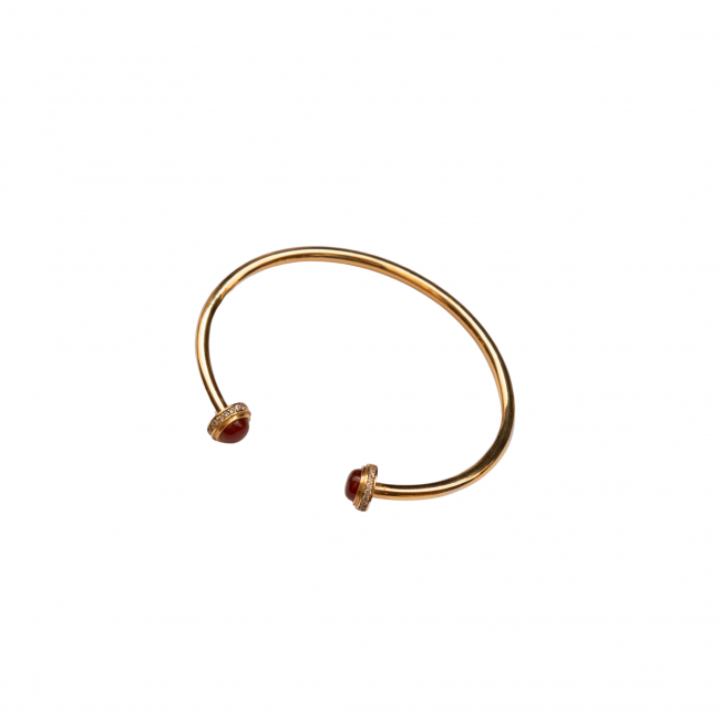 Pulseira Piaget Possession em Ouro Amarelo 18K com Pedra Vermelha