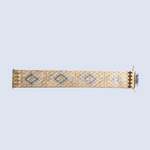 Pulseira em Ouro Amarelo e Branco 18K Maleável