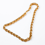 Colar em ouro amarelo 19,2K com figuras ovais