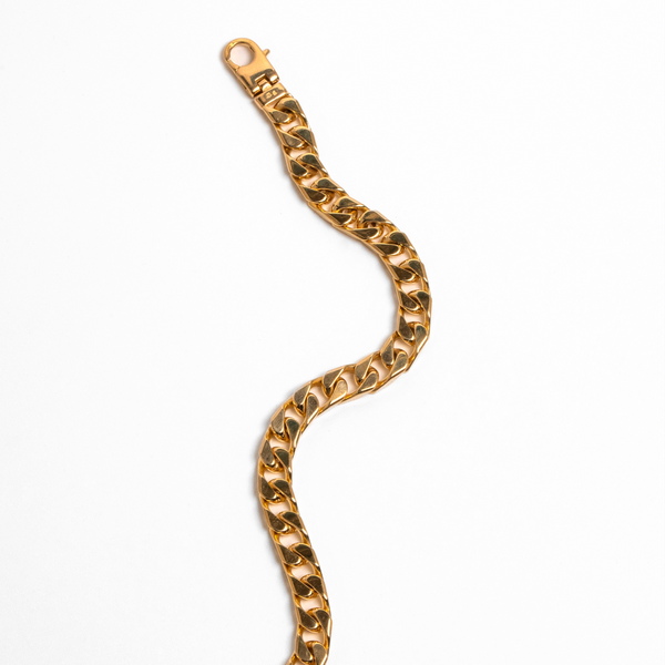 Pulseira em Ouro Amarelo 19,2K Malha Barbela