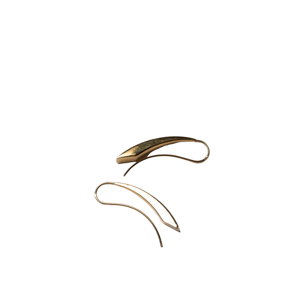 Brincos em Ouro Amarelo 19,2K Curvos