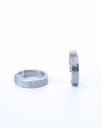 Brincos em Ouro Branco 19,2K - 2,98gr
