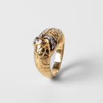 Anel em Ouro Amarelo 19.2K com 0,41cts Diamantes G