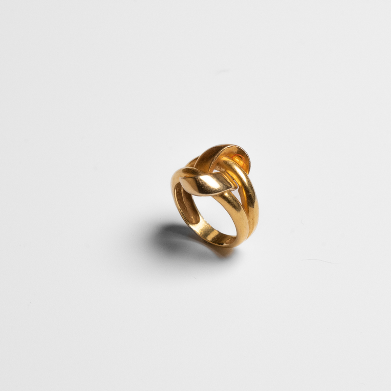 Anel em Ouro Amarelo 19,2K com Laço - 8,30gr