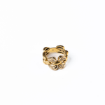Anel em Ouro Amarelo 19,2K com Diamantes (G/H - VS 0,16cts) - 9,52gr