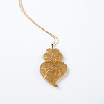 Fio em Ouro Amarelo 19,2K com pendente Coração de Viana em Filigrana- 17,7gr