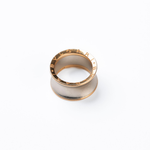 Anel em Ouro Rosa 18K e Aço - BULGARI BZERO 1 ANISH KAPOOR - 11,21gr