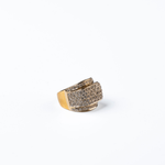 Anel em Ouro Amarelo 19,2K com Diamantes (G/VS 2,43cts)- 14,38gr