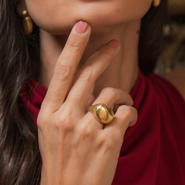 Anel em Ouro Amarelo 18K - Golden Stones HSTERN - 11,51gr