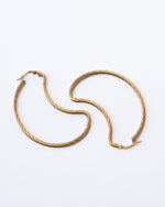 Argolas em Ouro Amarelo 19,2K Torcidas - 3,60gr