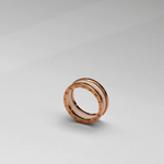Anel Bvlgari em Ouro Rosa 18K - B.Zero1