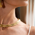 Colar em Ouro Amarelo 19,2K Acetinado e Polido